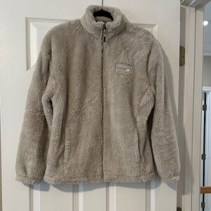 New Balance Greige Fleece Jacket- Full Zip - Small